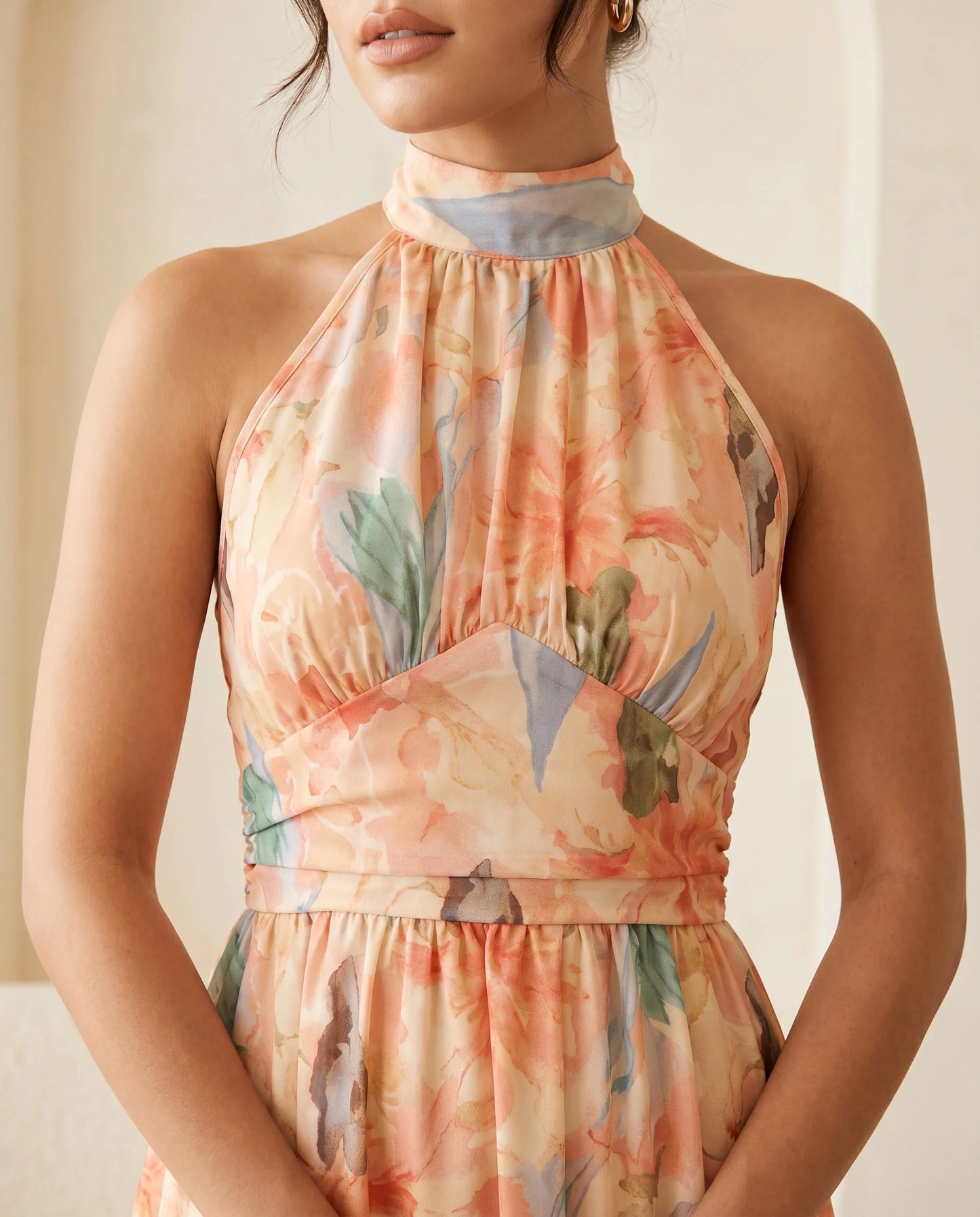 Sofia | Sleeveless Printed Vacation Dress