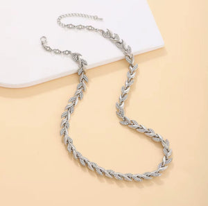 Silver necklace