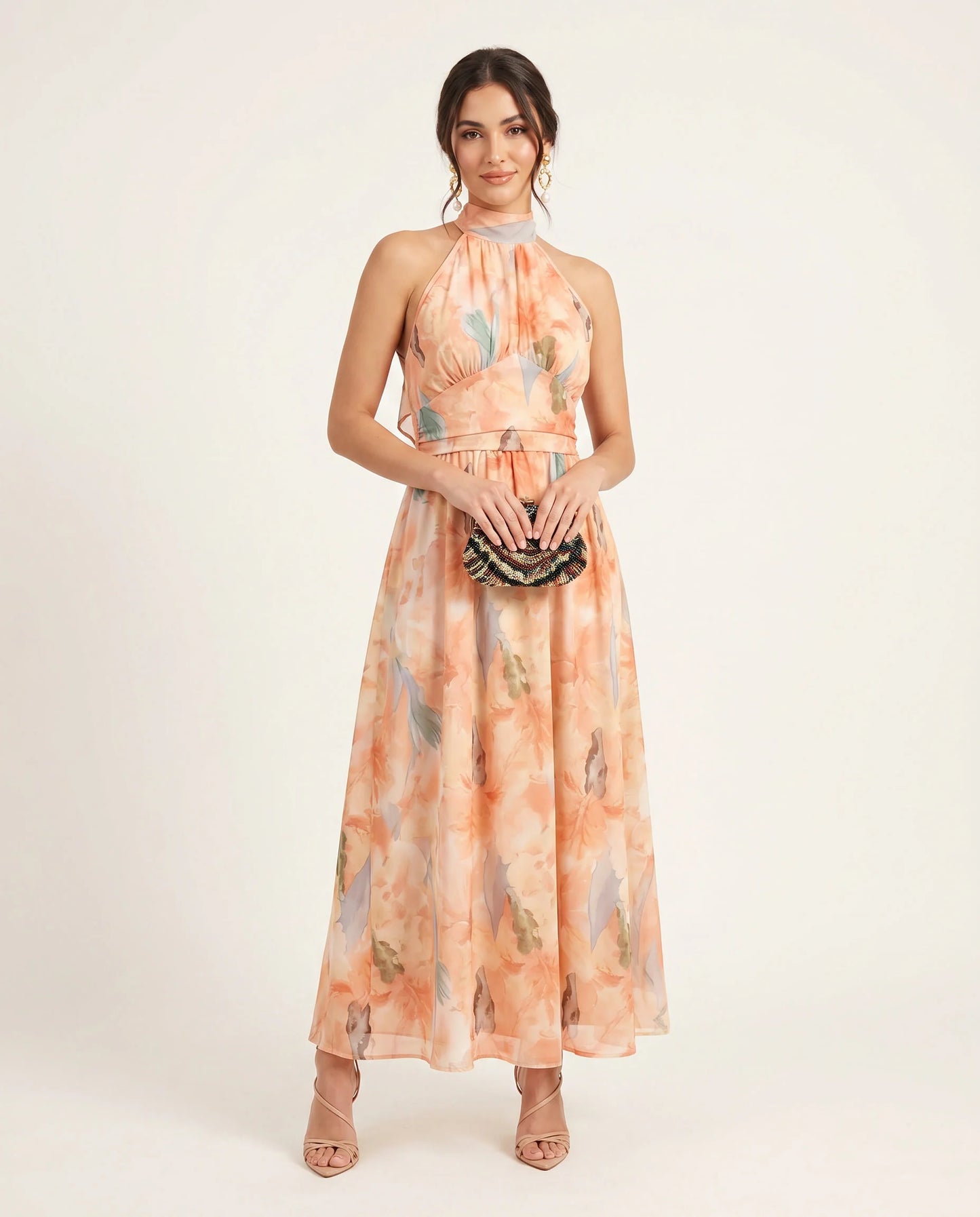 Sofia | Sleeveless Printed Vacation Dress