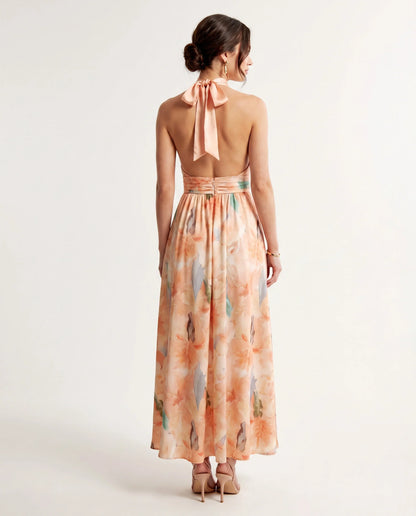 Sofia | Sleeveless Printed Vacation Dress