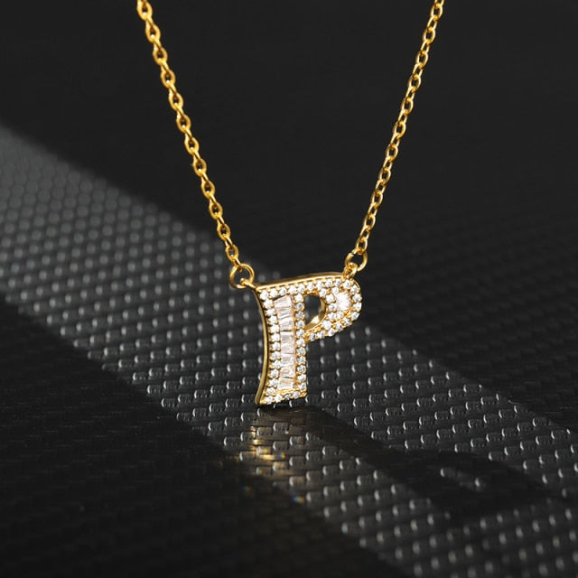 Baguette Letter Necklace (Buy 1 Get 2 Free) Mix and Match