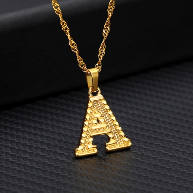 Mini Lock Letter Necklace (Buy 1 Get 2 Free) Mix and Match – Gizado