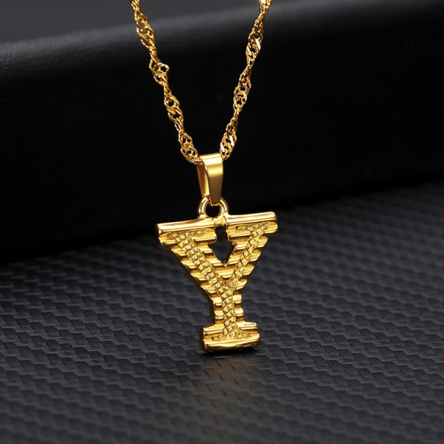 Mini Lock Letter Necklace (Buy 1 Get 2 Free) Mix and Match – Gizado