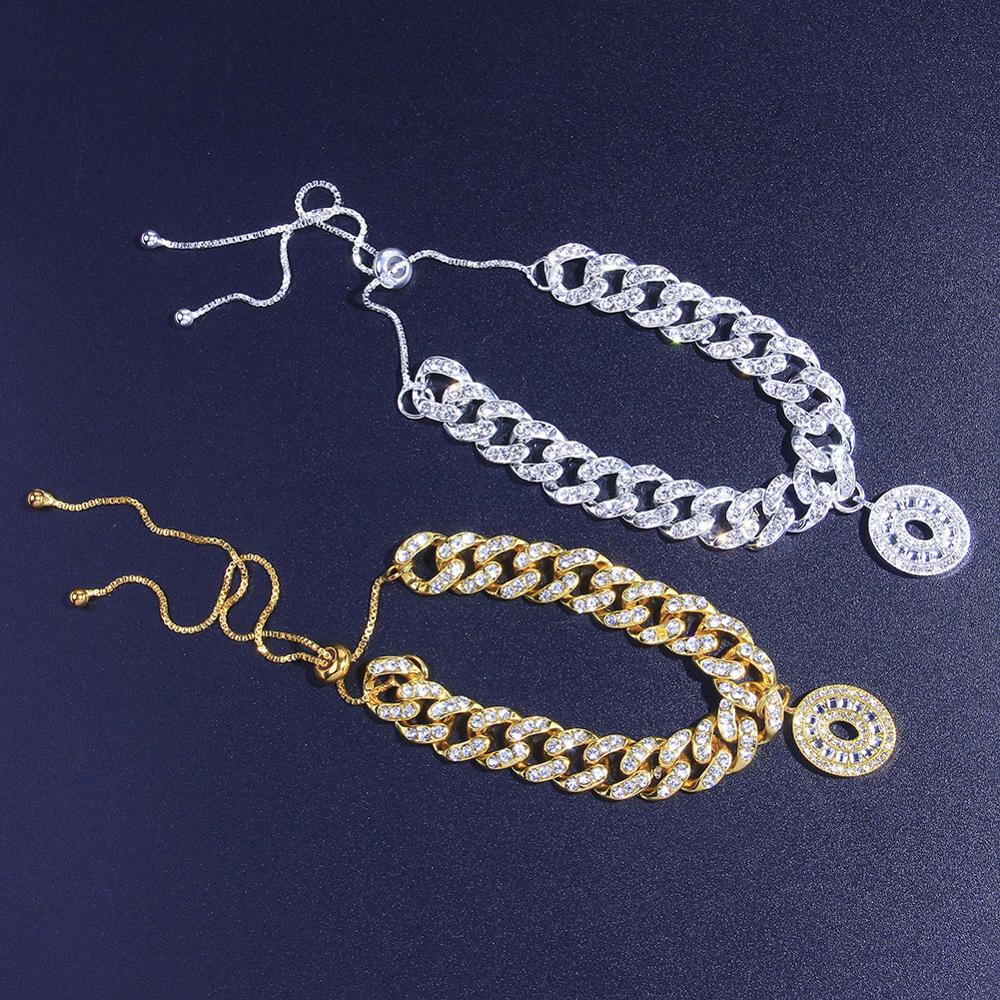 Iced Cuban Link Initial Anklet